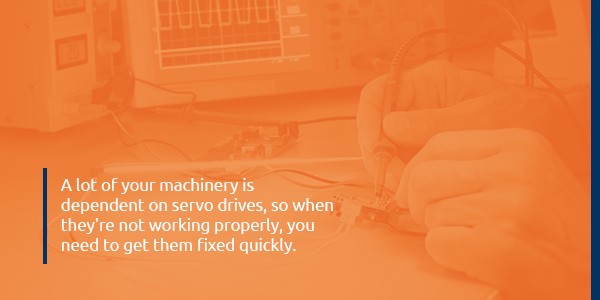 Machinery depends on servo drives